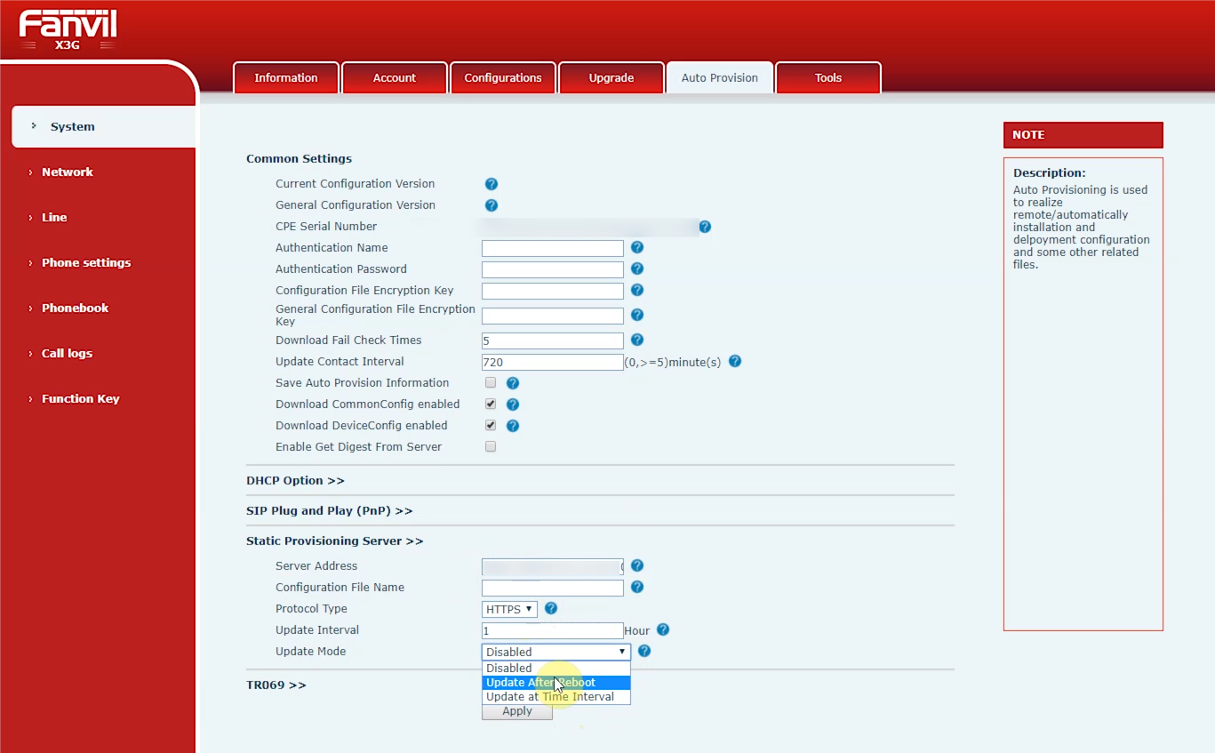 » How-to Remotely Provision A Fanvil Phone on 3CX - Yellowgrid